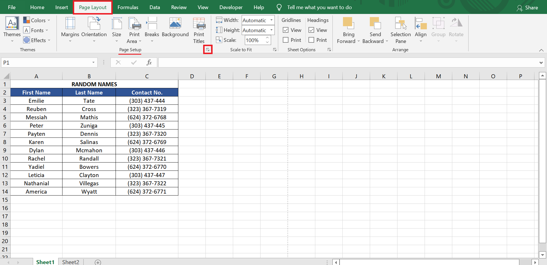 How To Center A Worksheet Horizontally In Excel 0120