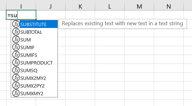 How the "Formula Wizard" in Excel works
