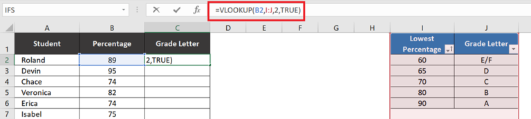 Multiple IF Statements in Excel (Also IFS and VLOOKUP)
