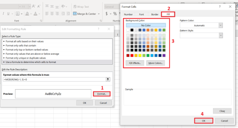 how-to-select-alternate-rows-in-excel-or-every-nth-row