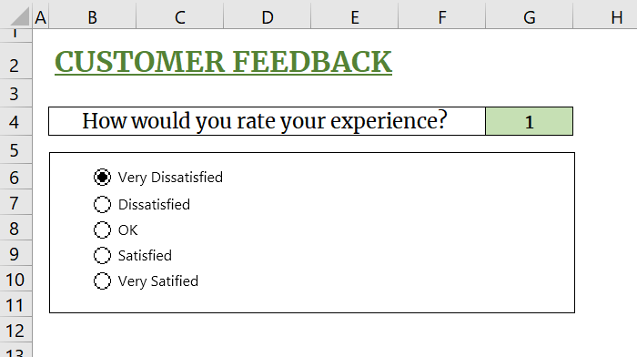 Sample output after adding the Group Box. 