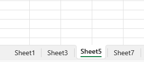 Multiple sheets deleted
